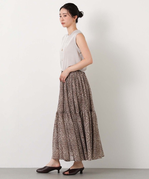 Gready Brilliant(グレディブリリアン)の「シャイニークルーノースリーブ(Tシャツ/カットソー・レディース・ブラウン/チャコールグレー/グレイッシュベージュ・FREE)」の21枚目の写真