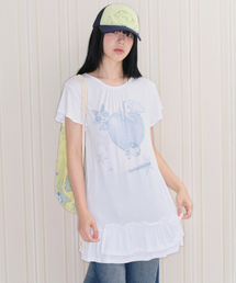 AMESWORLDWIDE（アメスワールドワイド）の「PPG RUFFLE MINI DRESS WHITE（ワンピース）」