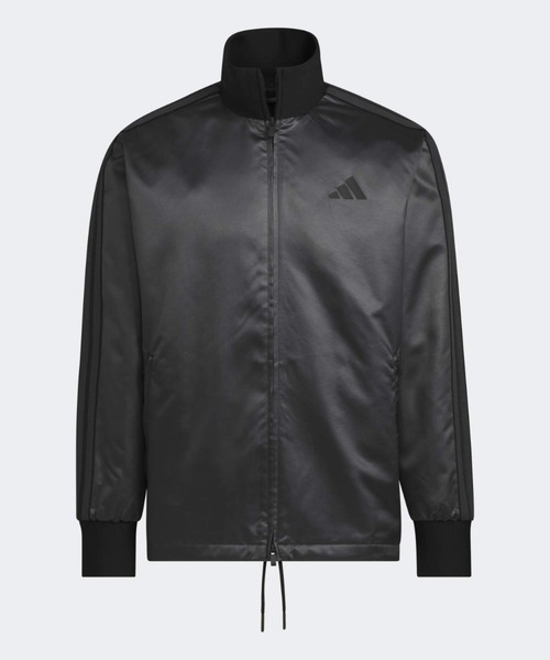 adidas(アディダス)の「Stadium Gold レギュラーフィットクライマウォーム メッシュ裏地付きウーブン フルジップ ジャケット / ジャージ / アディダス adidas(ジャージ・メンズ・ブラック×ブラック・XX-LARGE/LARGE/MEDIUM/SMALL/X-LARGE/X-SMALL)」の5枚目の写真