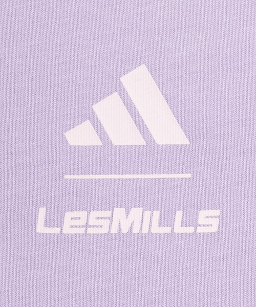 adidas(アディダス)の「LES MILLSマインドボディグラフィックTシャツ / アディダス adidas(Tシャツ/カットソー・メンズ・バイオレット・XX-LARGE/3XL/LARGE/MEDIUM/SMALL/X-LARGE)」の5枚目の写真