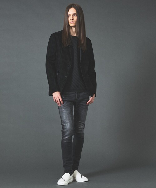 5351 POUR LES HOMMES(ゴーサンゴーイチプールオム)の「メタリック スキニー デニムパンツ(デニムパンツ・メンズ・ブラック/インディゴブルー・44/46/48/50)」の15枚目の写真