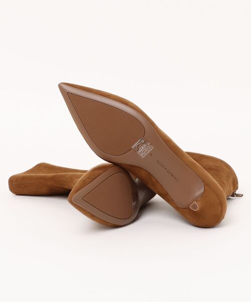 CHARLES & KEITH(チャールズ & キース)の「ポインテッドヒール アンクルブーツ(ブーツ・レディース・ブラック系その他2/ブラウン系その他・25.5cm/25cm/24.5cm/23.5cm/23cm/22.5cm)」の8枚目の写真