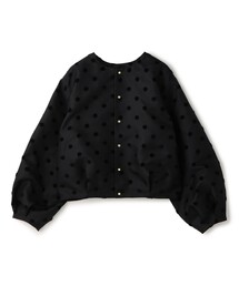 TOMORROWLAND collection | 【WEB先行予約】モールポルカドット コクーンライトブルゾン(ブルゾン)