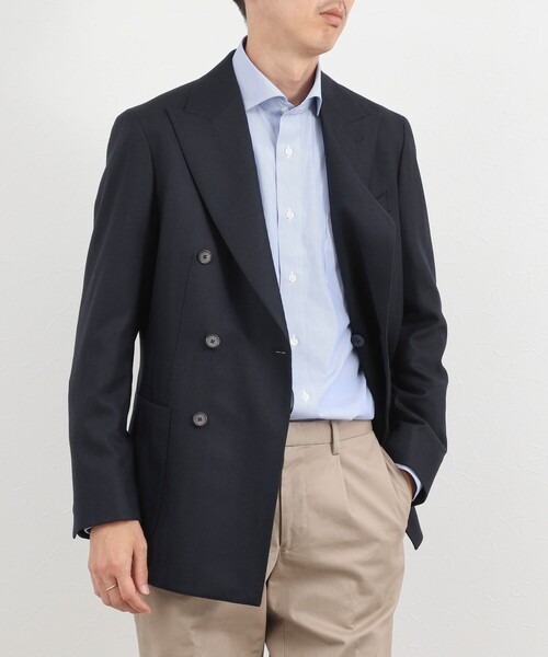 NOLLEY’S(ノーリーズ)の「《ビジカジ対応》イージーアイロンWD 26AW(ビジネスシャツ・メンズ・ブルー系その他/ホワイト/ブルー・S/L/M/XL)」の19枚目の写真