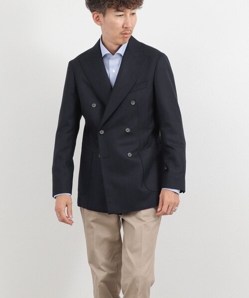 NOLLEY’S(ノーリーズ)の「《ビジカジ対応》イージーアイロンWD 26AW(ビジネスシャツ・メンズ・ブルー系その他/ホワイト/ブルー・S/L/M/XL)」の21枚目の写真
