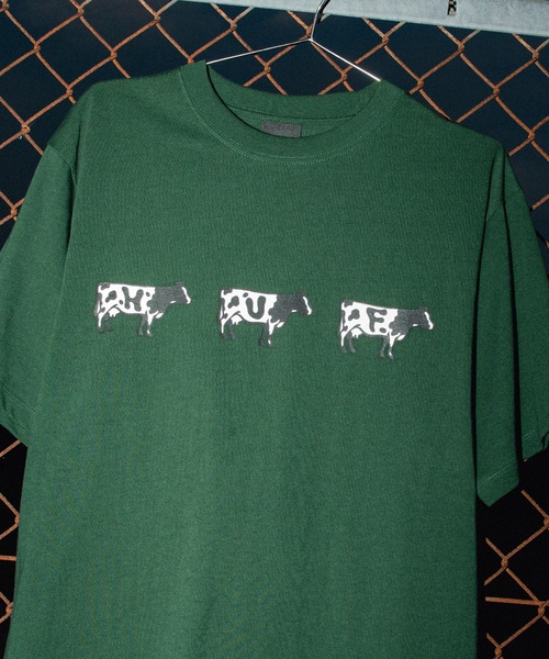 HUF(ハフ)の「MOO TEE(Tシャツ/カットソー・メンズ・グリーン系その他/ホワイト・M/XL/L/S/XXL)」の2枚目の写真