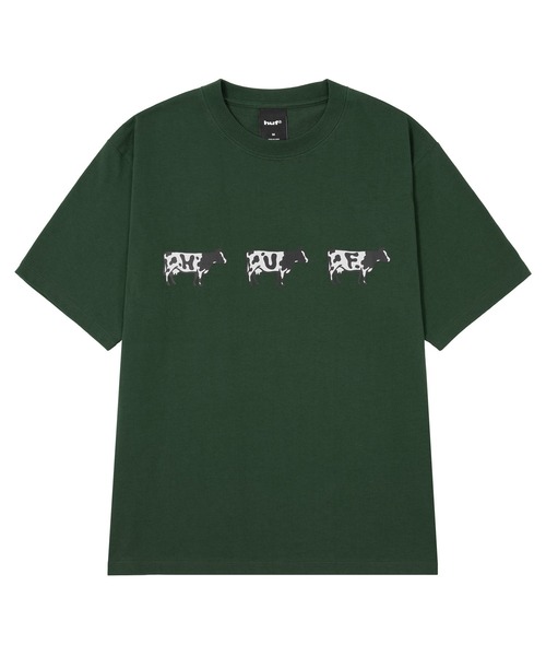 HUF(ハフ)の「MOO TEE(Tシャツ/カットソー・メンズ・グリーン系その他/ホワイト・M/XL/L/S/XXL)」の3枚目の写真