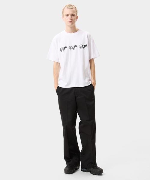 HUF(ハフ)の「MOO TEE(Tシャツ/カットソー・メンズ・グリーン系その他/ホワイト・M/XL/L/S/XXL)」の12枚目の写真