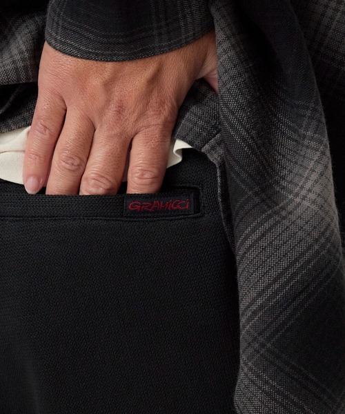 Gramicci(グラミチ)の「Gramicci/グラミチ BONDING KNIT FLEECE NN-PANT CROPPED マイクロフリース テーパード ナローパンツ(スウェットパンツ・メンズ・ブラック/チャコール/ヘザーチャコール・S/M)」の9枚目の写真