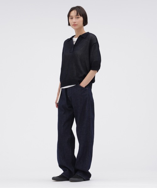 MHL.(エムエイチエル)の「CANTON DENIM(デニムパンツ・レディース・インディゴブルー・26/27/28)」の1枚目の写真