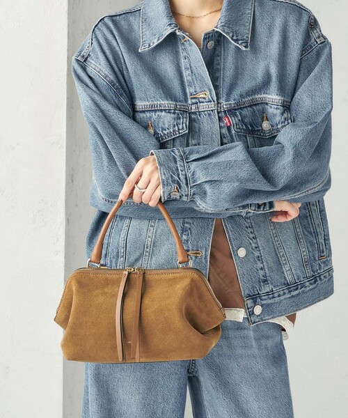LORISTELLA（ロリステッラ）の「LORISTELLA: ワン ハンドル ボストン（ボストンバッグ・レディース・キャメル/ブラック・ONE SIZE）」の9枚目の写真