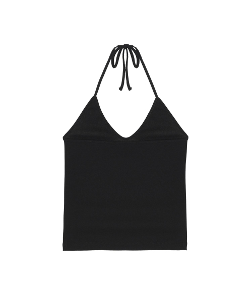 NICK&NICOLE(ニックアンドニコール)の「STRING HALTER NECK_BLACK(Tシャツ/カットソー・レディース・その他・FREE)」の2枚目の写真