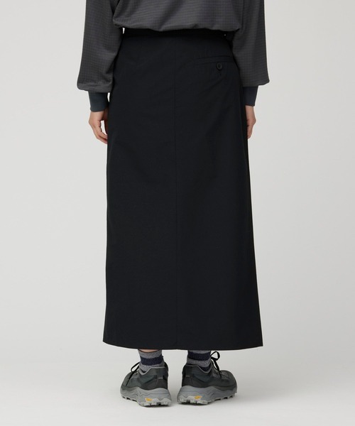 Snow Peak(スノーピーク)の「Snow Peak / Wool Nylon Taffeta Skirt ウールナイロンタフタスカート(スカート・レディース・ダークブラウン/ブラック・1/2/3)」の8枚目の写真