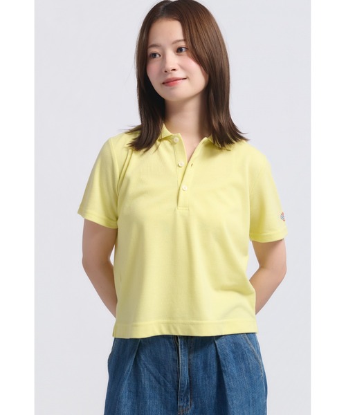 JEMORGAN(ジェーイーモーガン)の「T/Cカノコ ミニポロシャツ(ポロシャツ・レディース・ホワイト/チャコール/イエロー/ブラック/ネイビー/グリーン・FREE)」の8枚目の写真