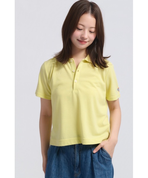 JEMORGAN(ジェーイーモーガン)の「T/Cカノコ ミニポロシャツ(ポロシャツ・レディース・ホワイト/チャコール/イエロー/ブラック/ネイビー/グリーン・FREE)」の9枚目の写真