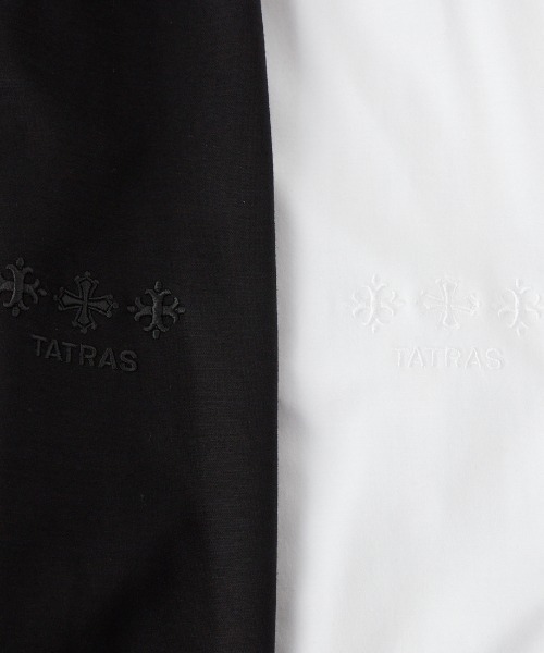 TATRAS（タトラス）の「【WEB先行予約】[TATRAS/タトラス] MIENGO モノグラムロゴ刺繍 ロングスリーブTシャツ（Tシャツ/カットソー・レディース・ホワイト/ブラック・2/1/3）」の4枚目の写真