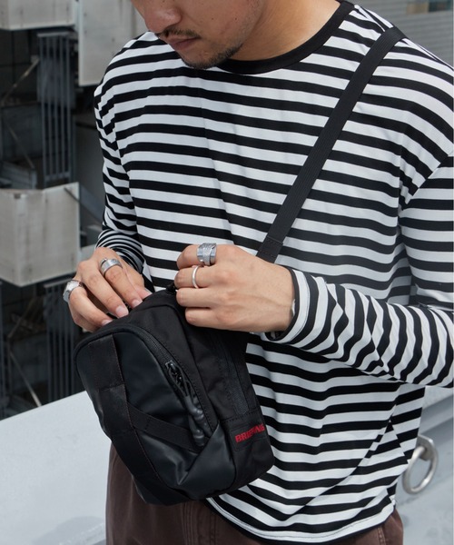 BRIEFING(ブリーフィング)の「BRIEFING/ブリーフィング SQ SHOULDER ショルダーバッグ コーデュラエアー リップストップナイロン バッグ メンズ オフィス アウトドア(ショルダーバッグ・メンズ・ブラック・FREE)」の17枚目の写真