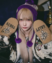 GALFY（ガルフィー）の「GALFY/ガルフィー/ぼんぼんびーにー（ニットキャップ/ビーニー）」