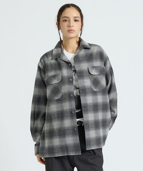 PENDLETON(ペンドルトン)の「【PENDLETON / ペンドルトン】BOARD SHIRT /ボードシャツ/オープンカラーチェックシャツ/ユニセックス(シャツ/ブラウス・メンズ・グレイッシュベージュ/ブルー系その他/グリーン系その他/ベージュ系その他/レッド系その他/ピンク系その他/ブラック系その他/その他・M/L)」の1枚目の写真