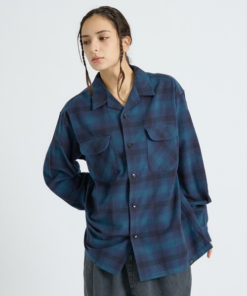 PENDLETON(ペンドルトン)の「【PENDLETON / ペンドルトン】BOARD SHIRT /ボードシャツ/オープンカラーチェックシャツ/ユニセックス(シャツ/ブラウス・メンズ・グレイッシュベージュ/ブルー系その他/グリーン系その他/ベージュ系その他/レッド系その他/ピンク系その他/ブラック系その他/その他・M/L)」の5枚目の写真