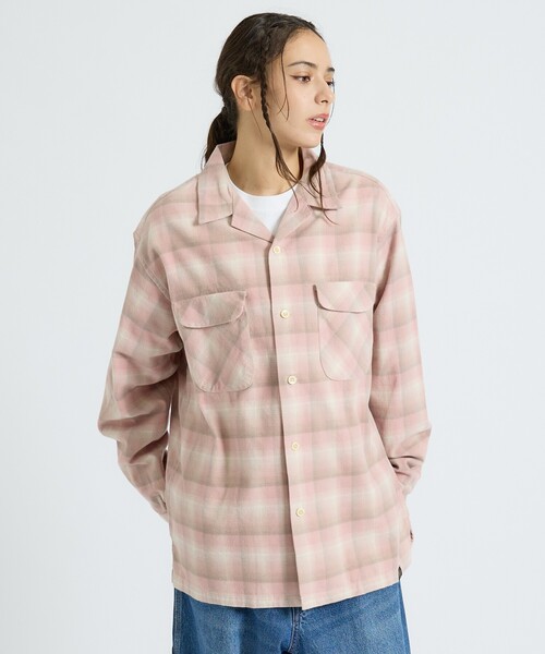 PENDLETON(ペンドルトン)の「【PENDLETON / ペンドルトン】BOARD SHIRT /ボードシャツ/オープンカラーチェックシャツ/ユニセックス(シャツ/ブラウス・メンズ・グレイッシュベージュ/ブルー系その他/グリーン系その他/ベージュ系その他/レッド系その他/ピンク系その他/ブラック系その他/その他・M/L)」の6枚目の写真