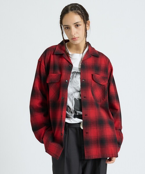 PENDLETON(ペンドルトン)の「【PENDLETON / ペンドルトン】BOARD SHIRT /ボードシャツ/オープンカラーチェックシャツ/ユニセックス(シャツ/ブラウス・メンズ・グレイッシュベージュ/ブルー系その他/グリーン系その他/ベージュ系その他/レッド系その他/ピンク系その他/ブラック系その他/その他・M/L)」の7枚目の写真