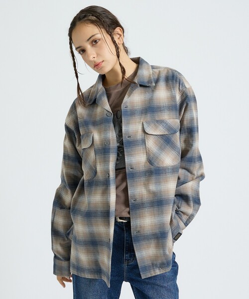 PENDLETON(ペンドルトン)の「【PENDLETON / ペンドルトン】BOARD SHIRT /ボードシャツ/オープンカラーチェックシャツ/ユニセックス(シャツ/ブラウス・メンズ・グレイッシュベージュ/ブルー系その他/グリーン系その他/ベージュ系その他/レッド系その他/ピンク系その他/ブラック系その他/その他・M/L)」の3枚目の写真