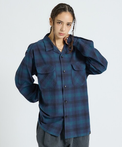 PENDLETON(ペンドルトン)の「【PENDLETON / ペンドルトン】BOARD SHIRT /ボードシャツ/オープンカラーチェックシャツ/ユニセックス(シャツ/ブラウス・メンズ・グレイッシュベージュ/ブルー系その他/グリーン系その他/ベージュ系その他/レッド系その他/ピンク系その他/ブラック系その他/その他・M/L)」の17枚目の写真