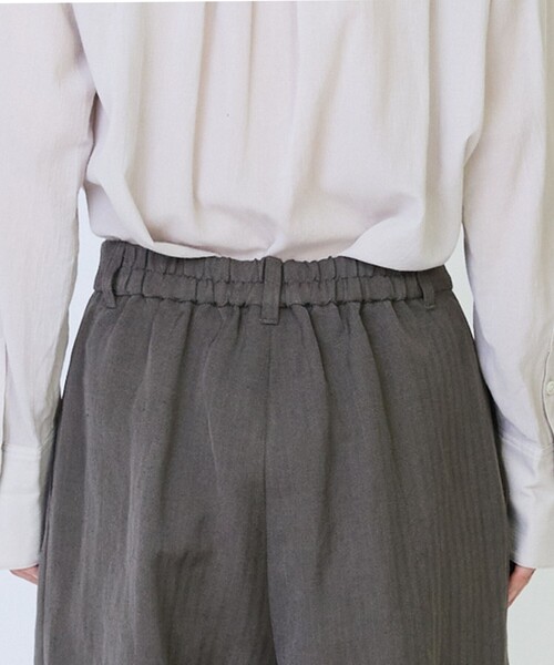 LOISIR（ロワズィール）の「ウールリネンヘリンボーンセミワイドパンツ（その他パンツ・レディース・ブラウン系その他・M/MT）」の12枚目の写真