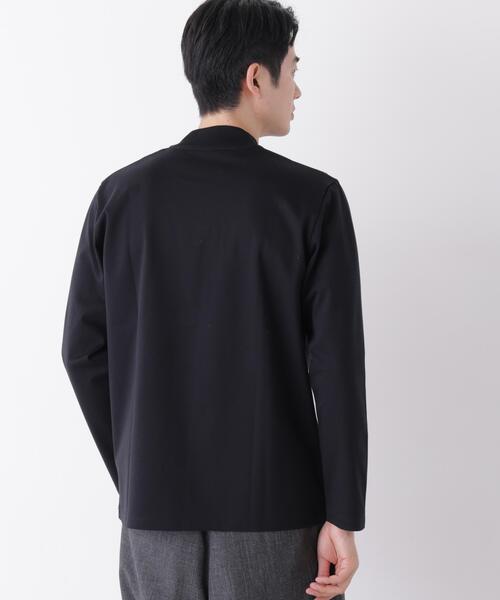 NANO universe(ナノユニバース)の「ジャケT(R) プレミアム クルーネック 長袖(Tシャツ/カットソー・メンズ・モカ/ホワイト/ブラック・S/L/XL/M)」の6枚目の写真