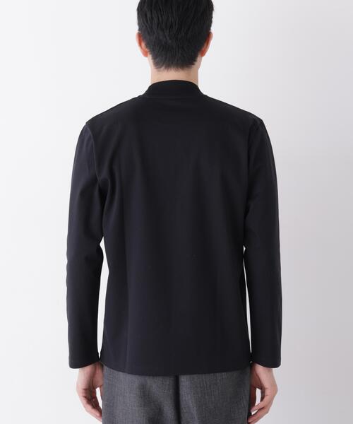 NANO universe(ナノユニバース)の「ジャケT(R) プレミアム クルーネック 長袖(Tシャツ/カットソー・メンズ・モカ/ホワイト/ブラック・S/L/XL/M)」の16枚目の写真