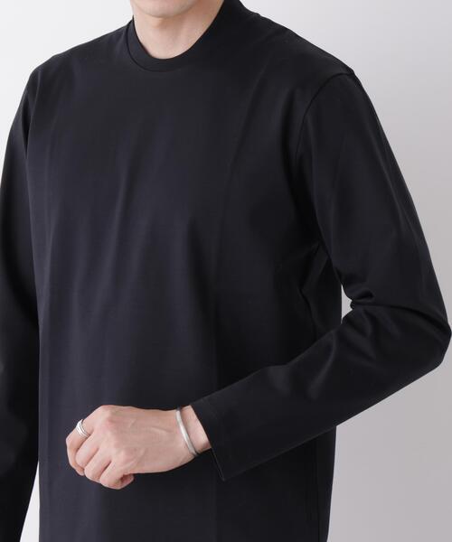 NANO universe(ナノユニバース)の「ジャケT(R) プレミアム クルーネック 長袖(Tシャツ/カットソー・メンズ・モカ/ホワイト/ブラック・S/L/XL/M)」の18枚目の写真