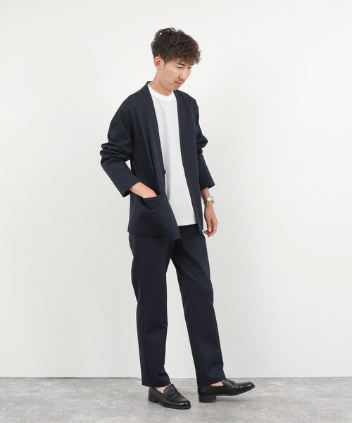 NOLLEY’S(ノーリーズ)の「《セットアップ対応》ハイストレッチカーディガン 26AW(カーディガン/ボレロ・メンズ・ブラック/ネイビー・S/XL/L/M)」の13枚目の写真