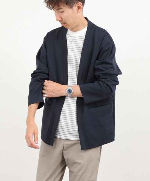 NOLLEY’S(ノーリーズ)の「《セットアップ対応》ハイストレッチカーディガン 26AW(カーディガン/ボレロ・メンズ・ブラック/ネイビー・S/XL/L/M)」の16枚目の写真