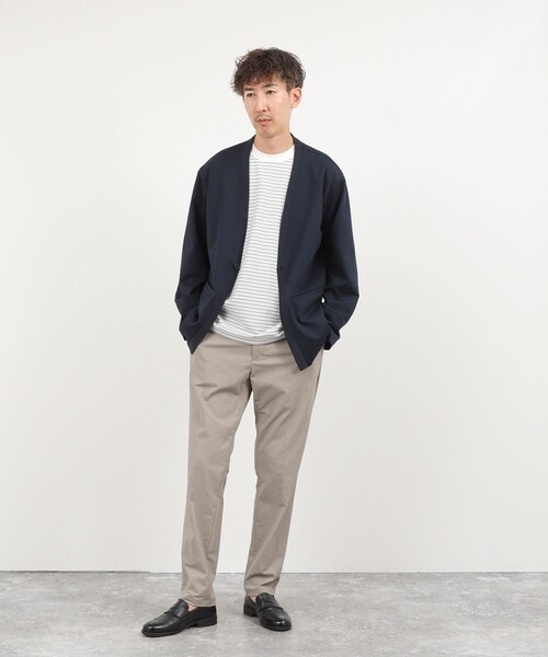 NOLLEY’S(ノーリーズ)の「《セットアップ対応》ハイストレッチカーディガン 26AW(カーディガン/ボレロ・メンズ・ブラック/ネイビー・S/XL/L/M)」の19枚目の写真