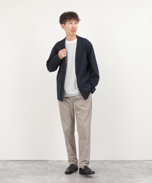NOLLEY’S(ノーリーズ)の「《セットアップ対応》ハイストレッチカーディガン 26AW(カーディガン/ボレロ・メンズ・ブラック/ネイビー・S/XL/L/M)」の20枚目の写真