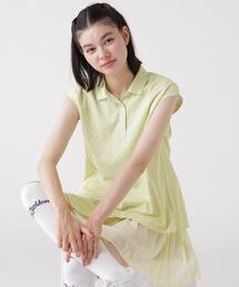 Jack Bunny!!（ジャックバニー）の「【Jack Bunny!!】ASEIYARNライトワッフルフレンチポロシャツ (WOMENS)（ポロシャツ）」
