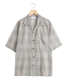 marka / マーカ：OPEN COLLAR S/S SHIRT -60/1 ORGANIC COTTON HIGH TWISTED LOAN-：M26A18SH02B[COR]