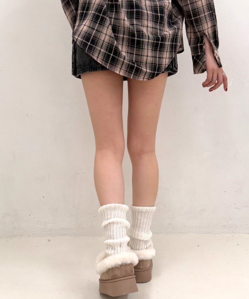 DEMETER(デメテル)の「厚底 プラットフォーム バックルデザイン ファームートンシューズ(ブーツ・レディース・ブラック/ベージュ/キャメル・LL/S/M/L)」の15枚目の写真