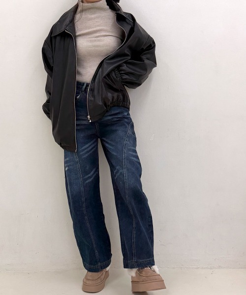 DEMETER(デメテル)の「厚底 プラットフォーム バックルデザイン ファームートンシューズ(ブーツ・レディース・ブラック/ベージュ/キャメル・LL/S/M/L)」の7枚目の写真