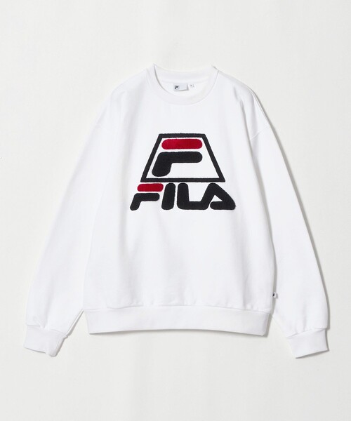 NICE WEATHER(ナイスウェザー)の「<FILA>バスケットボール スウェットシャツ(スウェット・レディース・ネイビー/ブラック/ホワイト・FREE)」の1枚目の写真