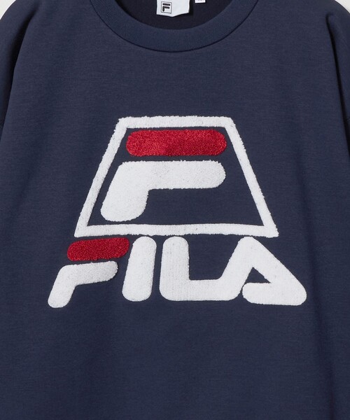NICE WEATHER(ナイスウェザー)の「<FILA>バスケットボール スウェットシャツ(スウェット・レディース・ネイビー/ブラック/ホワイト・FREE)」の7枚目の写真