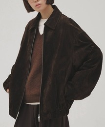 FIGURE（フィギュア）の「Suede Zip Blouson 12620204（ブルゾン）」