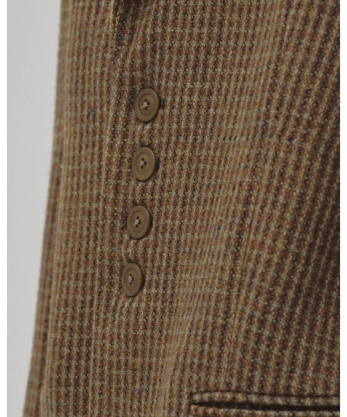 TODAYFUL（トゥデイフル）の「TODAYFUL Wool100　Check Jacket（テーラードジャケット・レディース・ブラウン・38）」の8枚目の写真