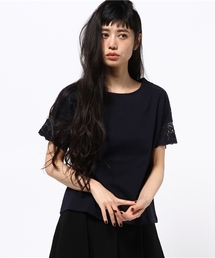 earth music&ecology | 【2016Summer】肩レースプルオーバー(Tシャツ/カットソー)