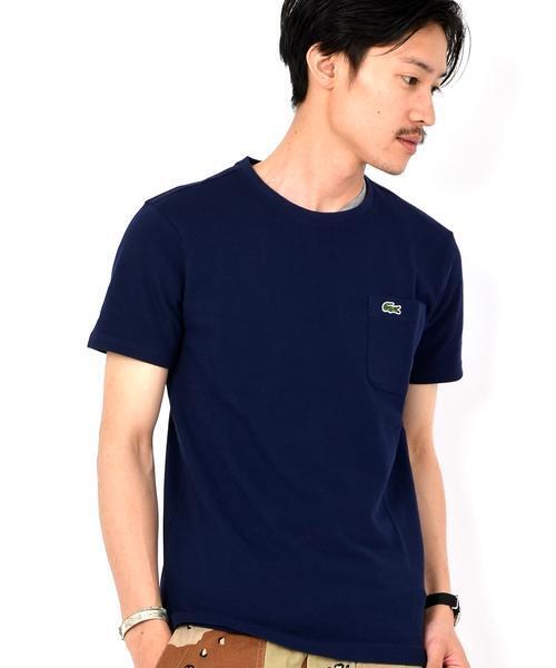 LACOSTE: カノコ ポケット Tシャツ□ LACOSTE: カノコ ポケット Tシャツ□