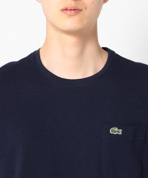 SHIPS(シップス)の「LACOSTE: カノコ ポケット Tシャツ(Tシャツ/カットソー・メンズ・ホワイト/ブラック/ネイビー・MEDIUM/X-LARGE/LARGE/SMALL)」の13枚目の写真