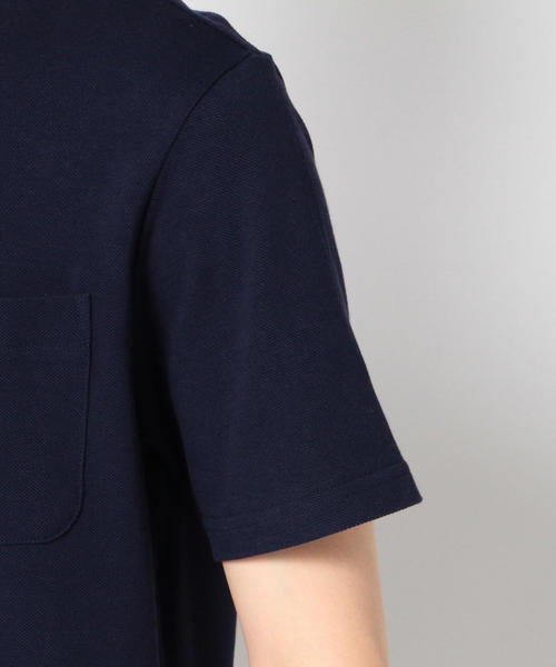 SHIPS(シップス)の「LACOSTE: カノコ ポケット Tシャツ(Tシャツ/カットソー・メンズ・ホワイト/ブラック/ネイビー・MEDIUM/X-LARGE/LARGE/SMALL)」の8枚目の写真