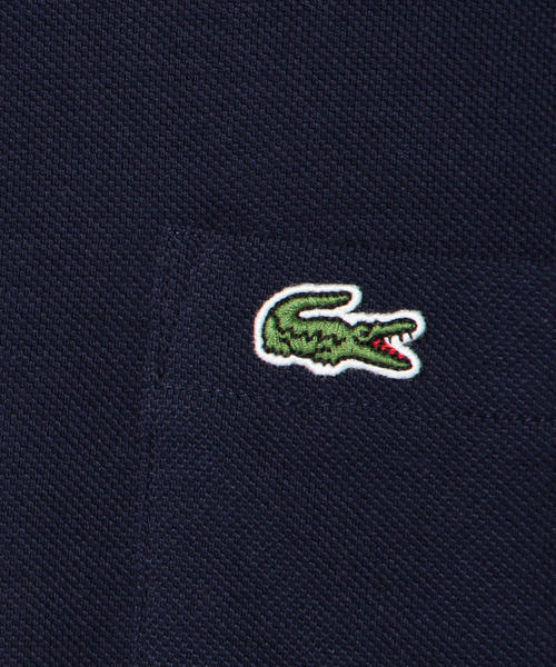 SHIPS(シップス)の「LACOSTE: カノコ ポケット Tシャツ(Tシャツ/カットソー・メンズ・ホワイト/ブラック/ネイビー・MEDIUM/X-LARGE/LARGE/SMALL)」の15枚目の写真