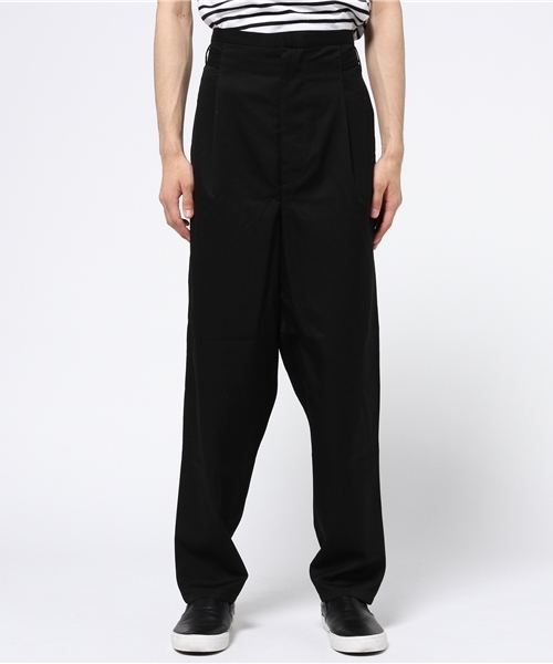 salvy;（サヴィー）の「【salvy;】FINE WOOL GABERDINE TROUSERS（スラックス・メンズ・ブラック・3/2）」の4枚目の写真